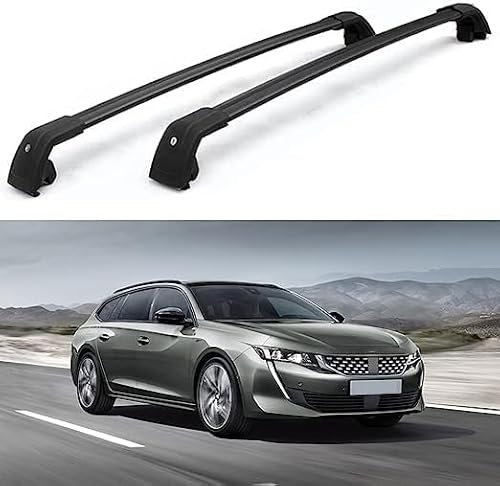 LzDDD 2 stück Dachgepäckträger,für Peugeot 508 SW 2011-2018 Auto Dachträger Dachgepäckträger Dachgepäckablage.