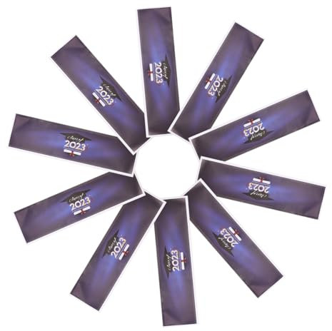 Abaodam Aufkleber Für Wasserflaschen Zum Schulabschluss – 10 Selbstklebende PVC-Etiketten Für