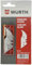 Würth 10x Konkavklingen Konkave Klinge Ersatzklinge zum Schneiden von Leder, Bitumen, PVC, Teppich, Vinyl, Linoleum 071566523
