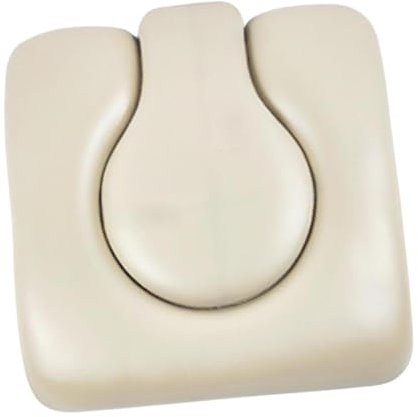 XLWLLNJ Portable Commode Seat Cushion for Bedside, Replacement Cover for Toilet Seat, Light Yellow