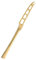 OUNONA cuchillo de mantequilla largo hornear Cortadores rebanadas cortaquesos Herramienta de cocina cortador de queso hueco espátula de mantequilla Acero inoxidable Golden