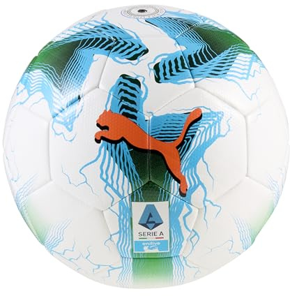 PUMA Pallone da Calcio Orbita Serie A 5, White Multicolor