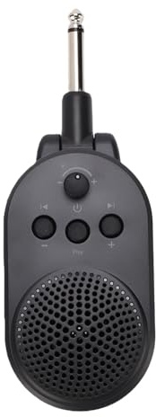 ciciglow Mini Amplificatore per Chitarra, Amplificatore per Chitarra Bluetooth Portatile Ricaricabile da 5 W, Piccolo Elettrico con USB e Presa per Strumenti Elettro