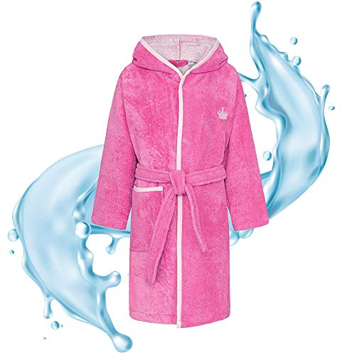 Smithy Kinderbademäntel Kinder Schmuseflausch pink 110/116