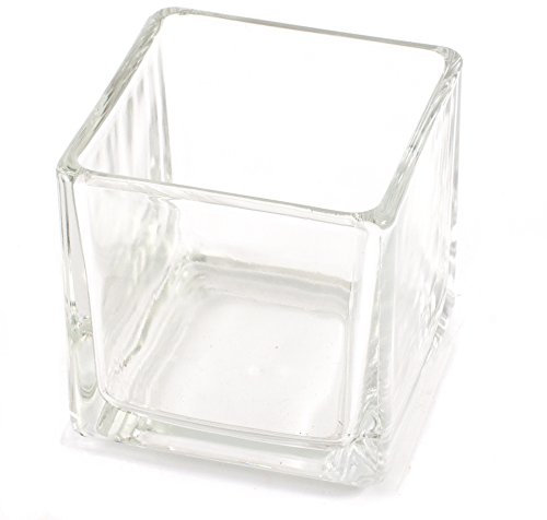 Cube Bougie Pot en verre 29 cl X 10