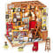ROLIFE Kit De Maison De Poupée Miniature Bricolage en Bois Bibliothèque Maison Modèle pour Les Filles Et Les Garçons-Top Cadeaux pour Les Enfants 14 15 16 17 Ans en Haut(Sam's Study)