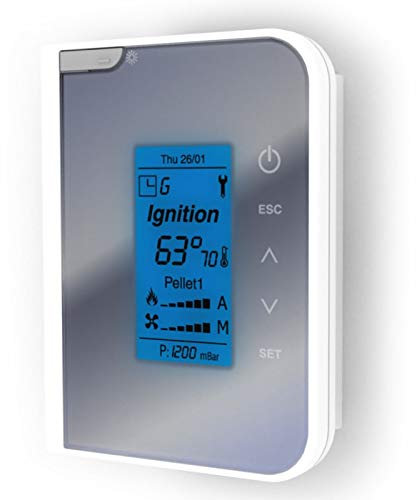 Easyricambi Radiocomando bidirezionale Wireless TIEMME 2WAYS2 Portata: 15 mt per stufe a Pellet Clam