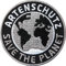 2 x Artenschutz Abzeichen 60 mm gestickt/Save the Planet/Artensterben Umwelt Natur Erde Tierschutz Safari Elefant Tiger Wald Insekten Vögel Welt Zukunft/Aufnäher Aufbügler Flicken Sticker Patch