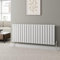 DuraTherm® 600 x 1440mm White Horizontal Designer Radiator Single Column Flat Panel Modern Central Heating Panels Bathroom Radiators
