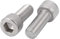 NA M10 x 25 mm 304 Edelstahl Linksgewinde Hex Socket Kopf Schraube 2 Stück