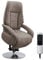 Cavadore TV-Sessel Edinburgh / Fernsehsessel mit Aufstehhilfe & elektrisch verstellbarer Relaxfunktion / 2 E-Motoren / 74 x 114 x 77 / Lederoptik: Taupe