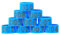 100 stücke 16mm 20mm 25mm 001-100 nummerierte Kunststoff Geflügel Hühner Enten Gans Ringe Clip-on Geflügel Fußring, Blau