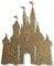 K&R GbR Schloss Happy Birthday Cake Topper Geburtstag Torten Stecker Kuchen Deko, Braun Glitzer