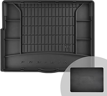 FROGUM ProLine 3D Alfombrilla Exclusiva de Goma cubeta Maletero para Citroën C4 Picasso II 2013-2019 | Práctico Organizador | Los Bordes más Altos | Al Tamaño
