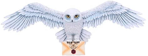 Nemesis Now Plaque Murale Harry Potter Hedwig 45 cm Blanc