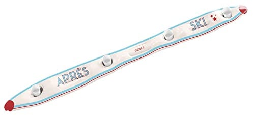 FUNBOY Inflatable Shot Board Ski, 4 Shot Capacity 6-feet Long, 4 Shot Cups Included, Apres Design