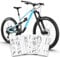 unleazhed Bike Protection BP01 Frame Edition alpocalypse GLÄNZEND | Rahmenschutzfolie für Mountainbikes | Made in Germany | 35 -teiliges komplett Rahmenschutz-Set | extrem reißfest