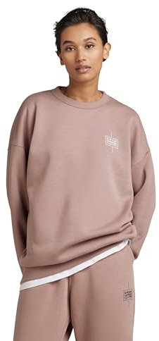 G-STAR RAW Herren Unisex Core Loose Sweatshirt, Braun (Chocolate Berry D23223-C235-B113), XS