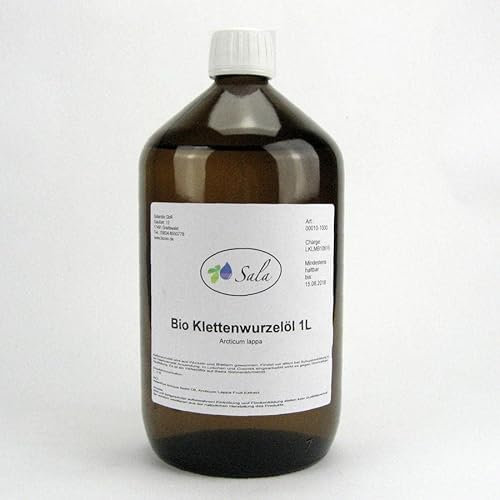 Sala Klettenwurzelöl Wirkstofföl BIO 1000 ml (1 L Glasflasche)
