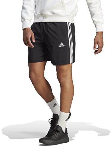 adidas Herren Aeroready Essentials Chelsea 3-Stripes Shorts, Black/White, XL Tall
