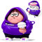 Airpods Pro 2 Hülle mit niedlichem Cartoon-Charakter, weiche Silikon-Schutzhülle für Airpods Pro 2. Generation, niedlich, lustig, Kawaii-Mode, Cartoon, 3D-Hülle für AirPods Pro 2, mit