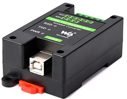 USB to RS485/422 Interface Converter Industrial Grade Isolated Converter with Original FT232RL and SP485EEN Chip,Supports Mac, Linux, Android, WinCE, Win11/10/8.1/8/7/XP, 300bps-3Mbps Baudrate