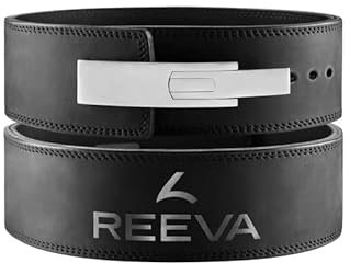 Reeva Nubik-Hebegürtel aus Leder mit Edelstahlschnalle (13 mm)
