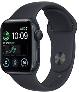 Apple Watch SE 2 GPS 40mm Aluminium Midnight Sport Band (Renewed)