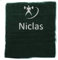 Personalisiertes Handtuch mit Namen Schön gestickter Sport Name Handbadetuch 100% Baumwollhandtuch Sportliche Motive Personalized Custom Towel with Name (100 x 50 cm, Gewichtheben)