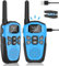 Talkie Walkie Enfants Adultes Rechargeable,NXGKET 2 pièces - Longue Portée 5KM, avec Batteries Li-ion intégrées VOX 16 Canaux Radio Lampe pour Camping Jeu d'Aventure Randoneé