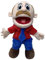 Tanxier Jeffy Puppet Handpuppe für Kinder,Jeffys Klassenkamerad Plüschtier mit funktionierendem Mund,Cartoon Jeffy Puppet Weiches Plüsch Spielzeug Handpuppe für Play House,Geschenk