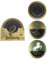 Cinereplicas - Sous-verres Le Seigneur des Anneaux - Coasters Ronde en Cork Marron