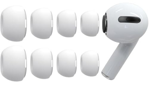4 Paia Gommini per AirPods Pro Gommini per Auricolari di Ricambio in Silicone per la Riduzione del Rumore XS/S/M/L