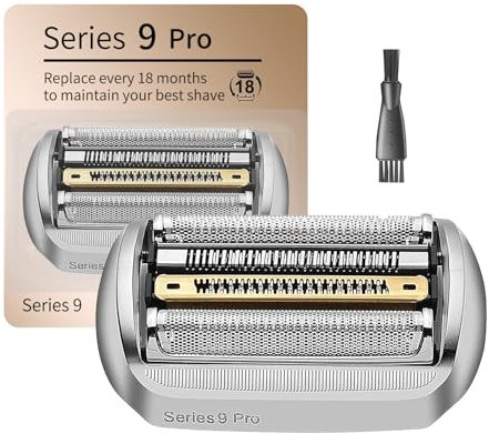Series 9 Pro 94M Elektrischer Ersatz-Scherkopf Zubehör Serie 9 Pro Elektrorasierer Klinge Kompatibel mit Braun Series 9 Pro 9290cc, 9291cc, 9370cc, 9376cc, 9293s, 9260s, 9295cc, 9385cc