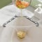 Triangular Sink Strainer Basket - Kitchen Sink Food Catcher with 200 Mesh Bags, Corner Sink Food Catcher, Leftovers Filter & Garbage Holder, Anti-Clog Drain Protector for Easy Cleaning