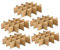 Generisch 5er-Packung Kartontrennwände Glasteiler Versandkartons Für Kleine Unternehmen Umzugskartons Verpackungskisten Für Glaswaren Für Den Umzug Kleine Verpackungsboxen Papier Khaki