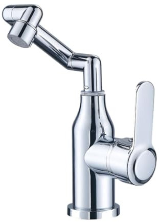 LOVIVER Badezimmer-, Waschbecken-, verstellbar, einfache Installation, Waschbecken-, Waschtisch- für Waschbecken, Zwei Wasserauslässe