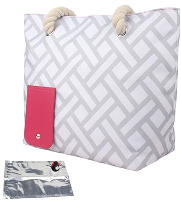 Guozyly Wein-Einkaufstasche, Weinhandtasche Weintasche mit Zapfhahn, Bier Picknicktasche mit Auslaufsicherem und Isoliertem Fach, Die 2 -in -1 -Tasche -Lunchbeutel
