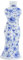 Cabilock Composition en Porcelaine Bleue Et Blanche Vase Artisanal Vase en Corde pour Le Décor Couvercle De Gobelet en Papier Tasse à Mesurer Cylindrique Perles Nuls Auto Céramique