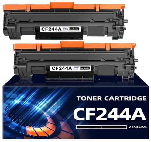 CF244A 44A Toner【4.000+ Seiten】- Kompatibel mit HP CF244A 44A Schwarz, für Laserjet Pro M15a, M15w, M15, M14-M17 & MFP M28w, M28a, M28, M28-M31