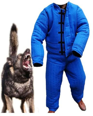 DXYOYONGOZ Beißanzug für Hundetraining Anti-Hundebiss-Overall Schutzkleidung for das Training von Hunden, Schutzanzug mit Beißärmeln for Hunde
