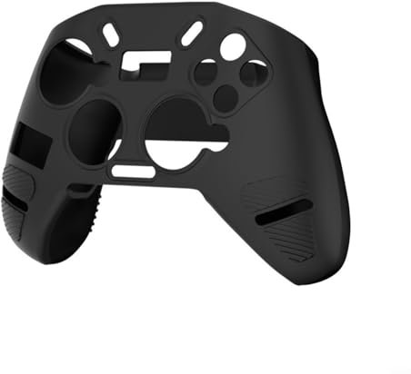HomeVortex Funda protectora de silicona para mando de videojuegos FLYDIGI APEX 4, ajuste preciso, antiarañazos, resistente al desgaste, con recortes de botón, color negro