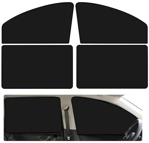 GQCUHMEMY Parasol Lateral Coche, para Ford Focus St-Line 2015-2019 Cortinillas para Coche 4 Piezas, Magnético, Proporciona Protección UV