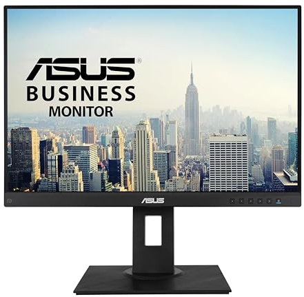 ASUS Business BE24WQLB - 24,1 Zoll WUXGA Monitor - 16:10 IPS Panel, 1920x1200 - ergonomisch, Pivot, Blaulichtfilter - DisplayPort, HDMI, D-Sub, USB - Rahmenlos (Generalüberholt)