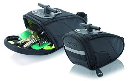 XLC Unisex – Erwachsene Satteltasche BA-S44, Schwarz, 85x115x180