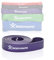 BODYMATE Fitnessband 208 cm, elastisches Widerstandsband aus Naturlatex, trainiert Kraft, Ausdauer, Koordination, Flexibilität UVM., für Anfänger & Profis, in Lila