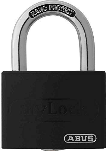 ABUS 802867 Vorhängeschl myLockT65AL/40 sw