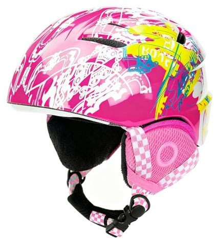 BeBeFun Toddler and Kids Ski Helmet Snowboard Helmet Sled Ultra Lightweight Small Size Kids ASTM Certified