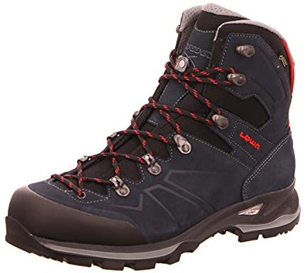 LOWA M Baldo GTX Grau - Gore-Tex Robuster wasserdichter Gore-Tex Herren Trekkingschuh, Größe EU 42 - Farbe Anthrazit