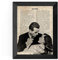 Vintage-Film-Film The Big Sleep (Kiss) über die Definition von Hollywood Unframed - A4-Format.